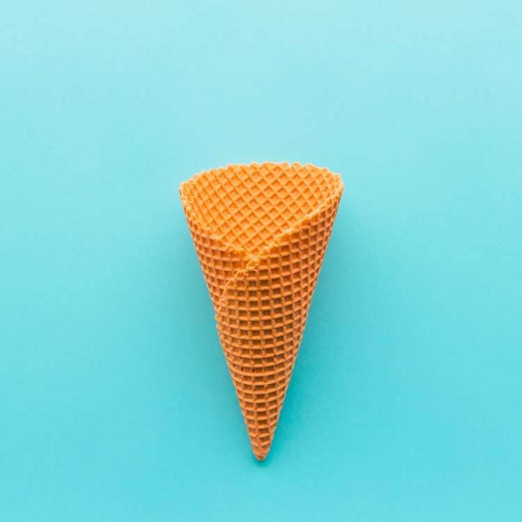 is an ice cream cone a better choice than a cup